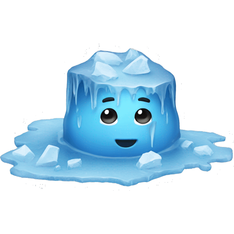 ice melts emoji