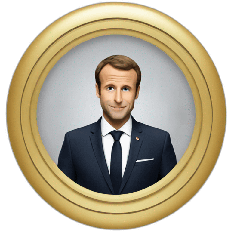 macron with mohamed emoji