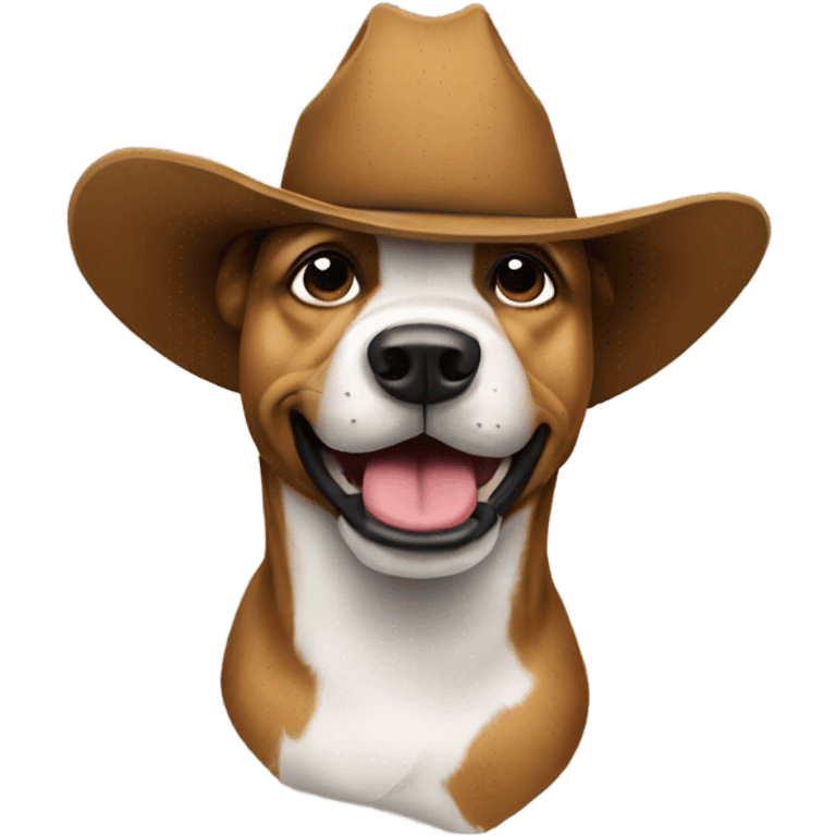 Dog cowboy emoji