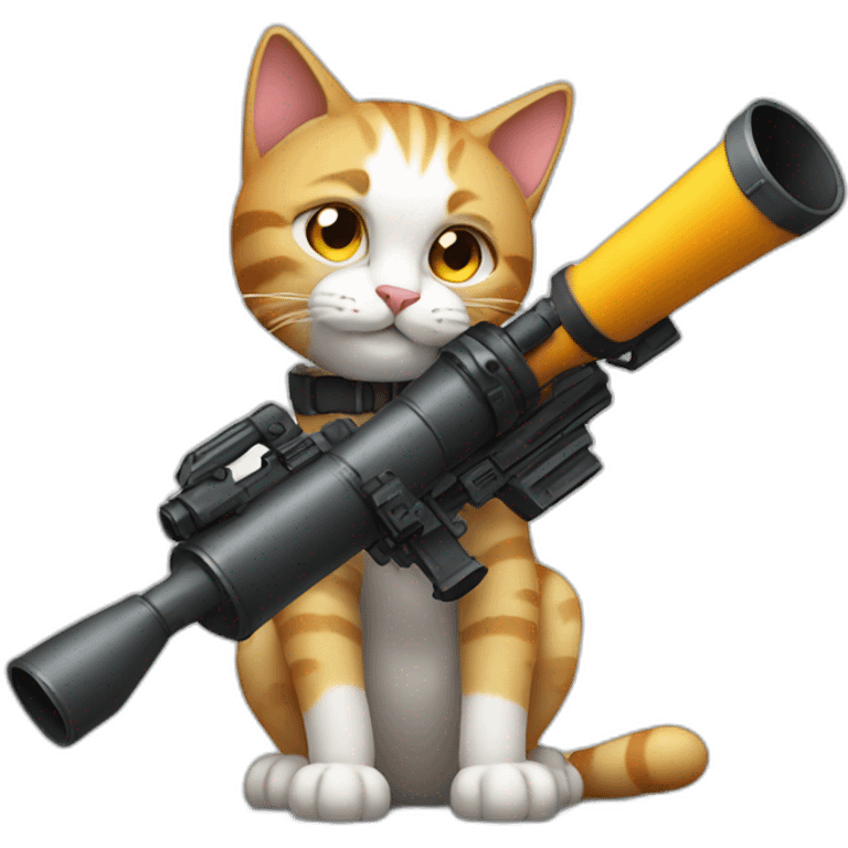 cat with bazooka emoji