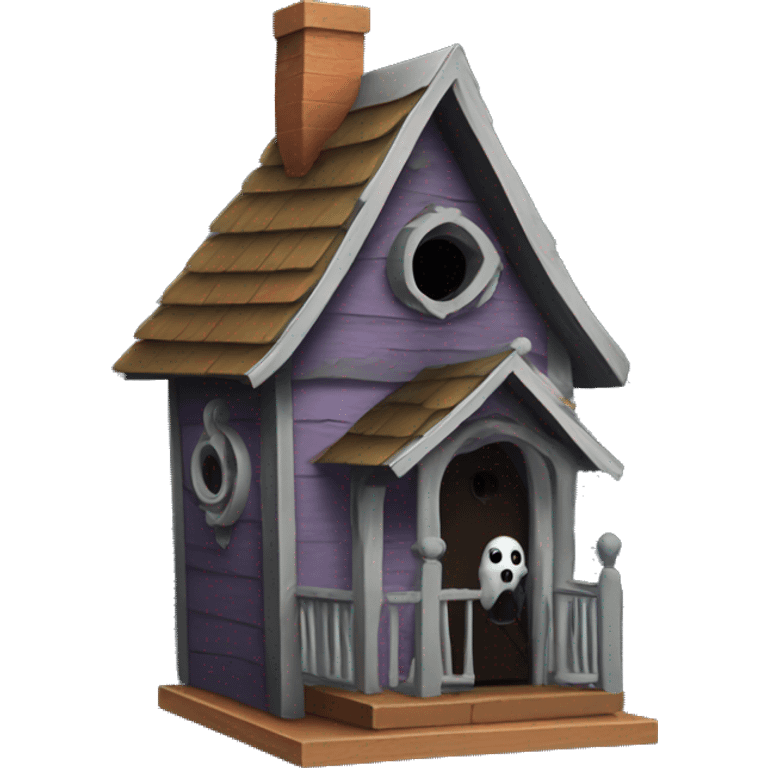 Addams House birdhouse. haunted Addams. emoji