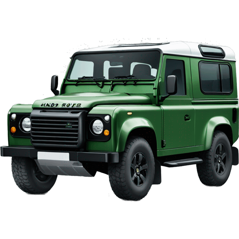 land rover defender green emoji