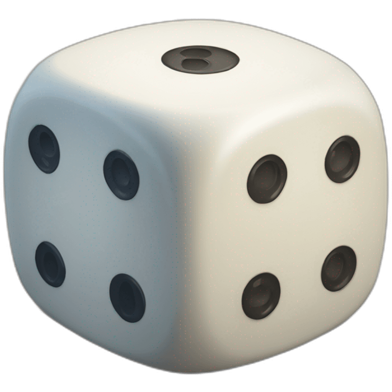 dice with 8 on top emoji