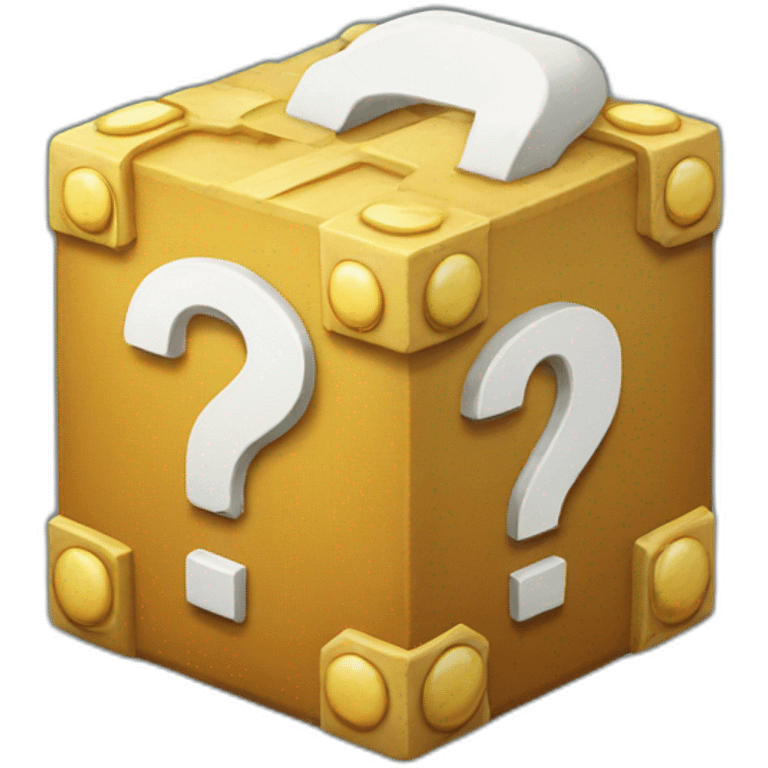 super mario question box emoji