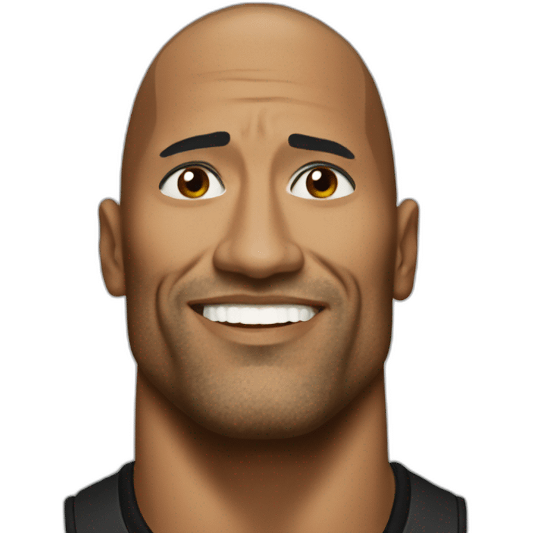 the rock  emoji