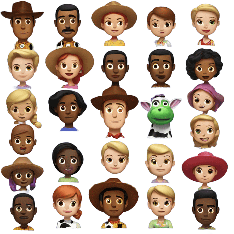 Toy Story Characters  emoji