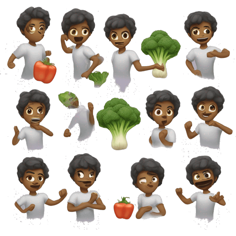 now do the veggie dance emoji