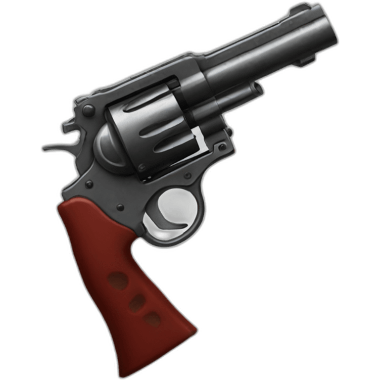 One scarlet fever revolver emoji