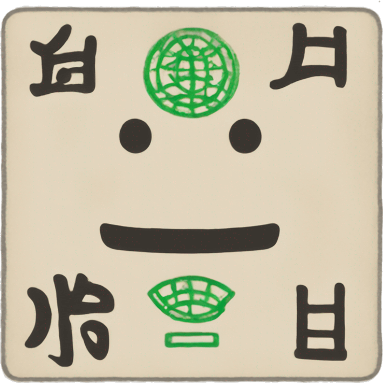 Passport stamp Japan emoji