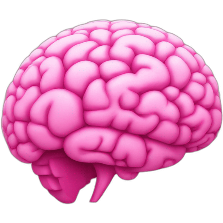 pink brain emoji