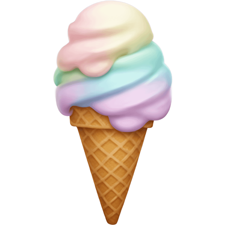 Pastel ice cream  emoji