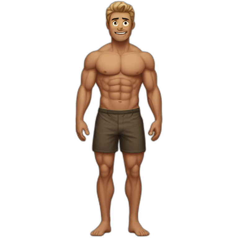 shirtless actor muscle sfw emoji