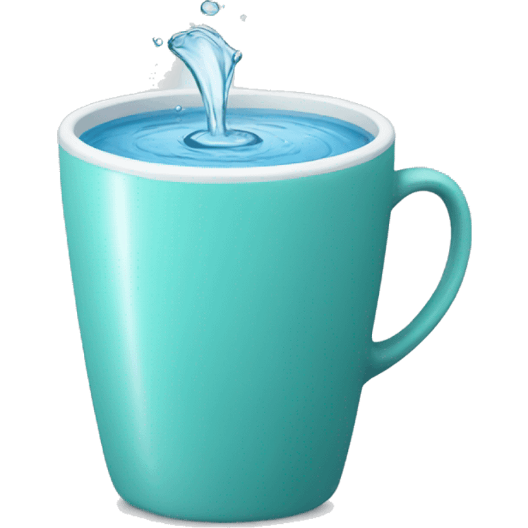 a cup with water emoji