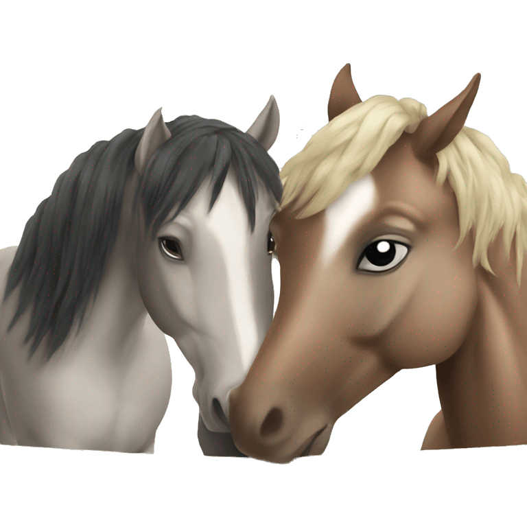 Horses emoji