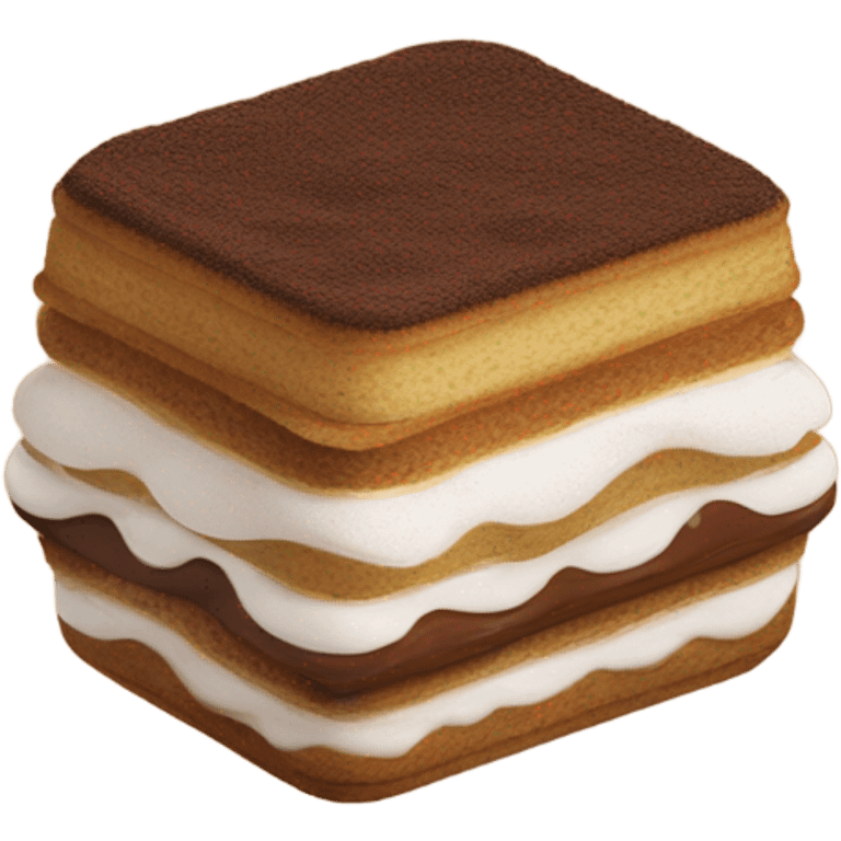 a tiramisu emoji