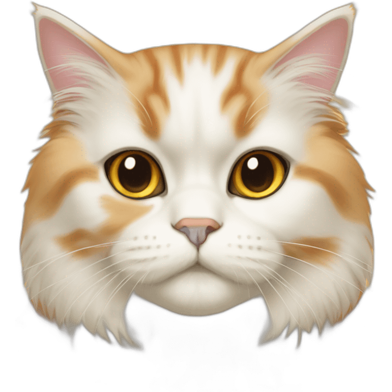 Orange-white-persian-cat emoji