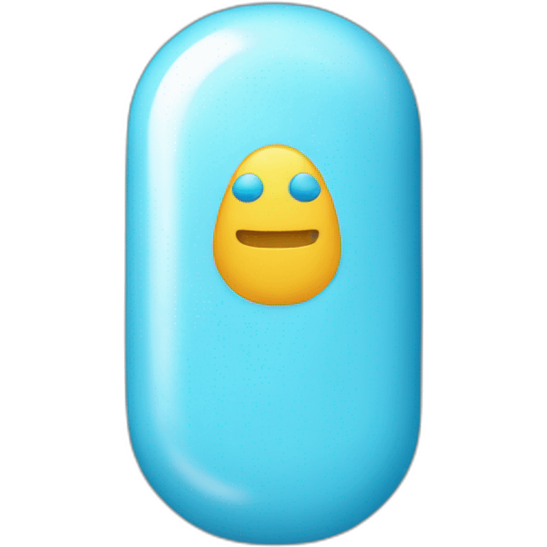 pill blue emoji