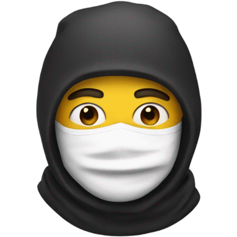 Man with a ski mask emoji