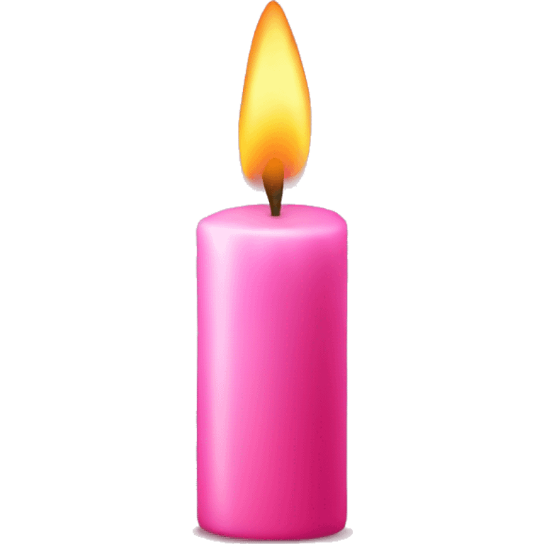 pink candle emoji