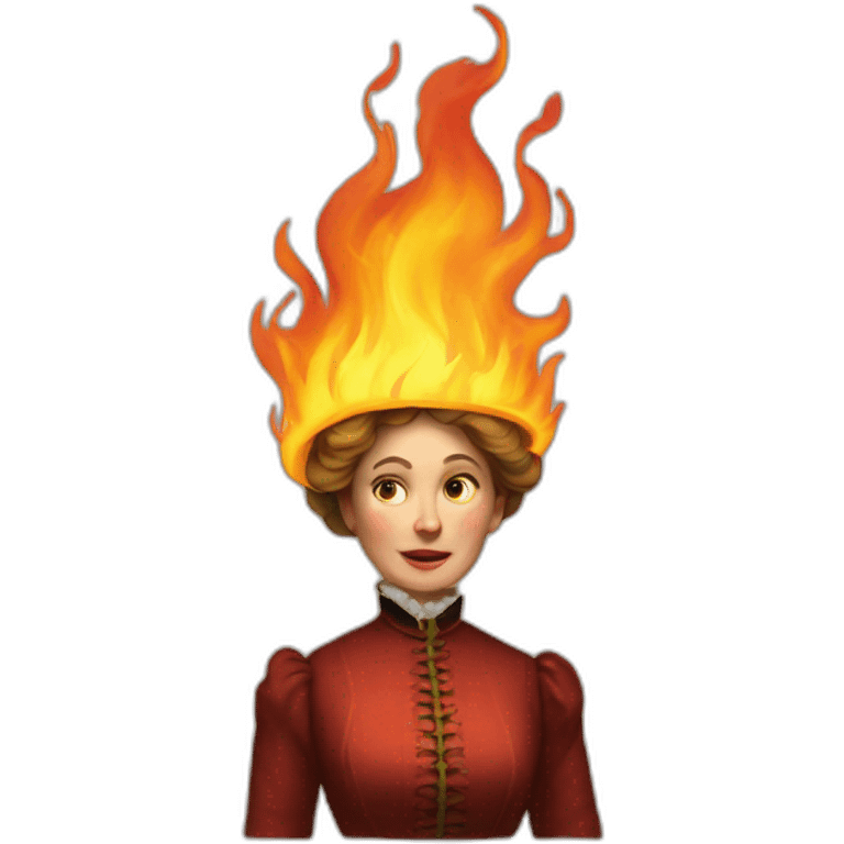 Victorian Women on Fire emoji