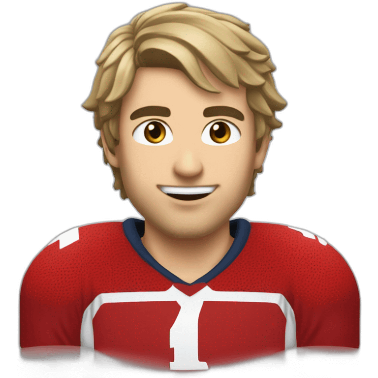 Éric Girard qui joue au hockey emoji