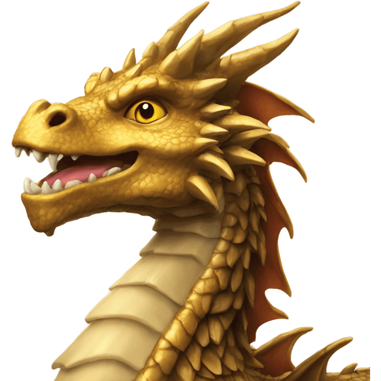 Goldener Drache emoji