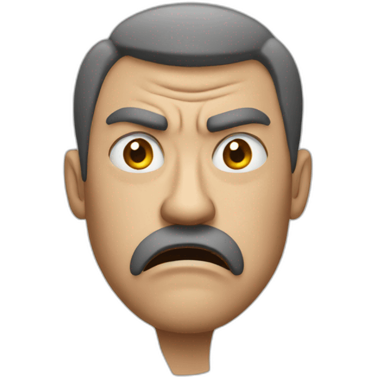 Angry man emoji