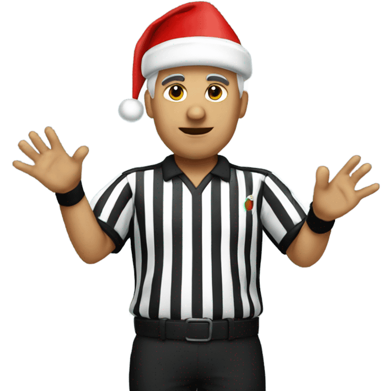 Santa referee  emoji