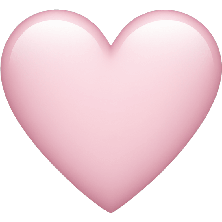 Light Pink Heart emoji