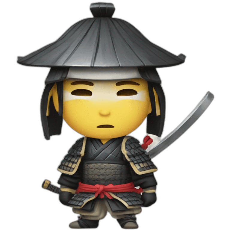 Japanese samurai tear emoji