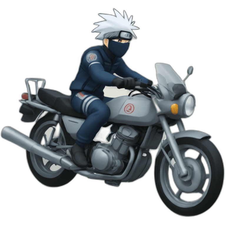 Rx 100 bike driving kakashi emoji