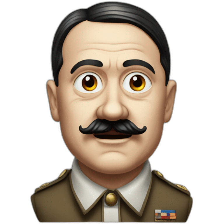 Adolf Hitler clown nice emoji