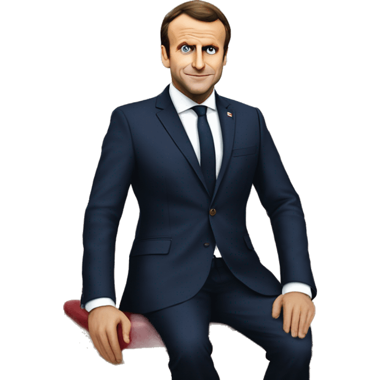 Générer Emanuel Macron au palais emoji