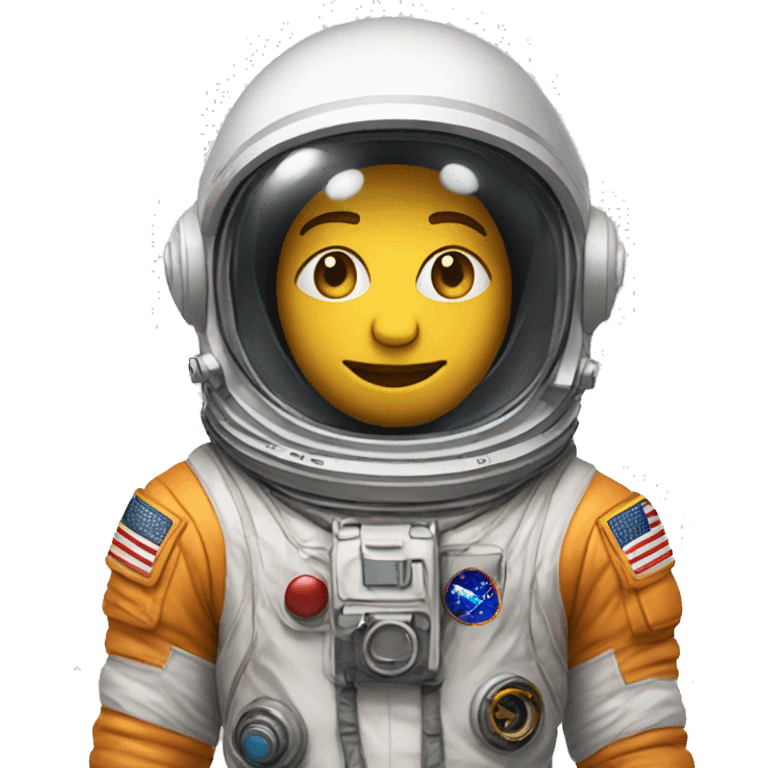 full-body astronaut with helmet on emoji