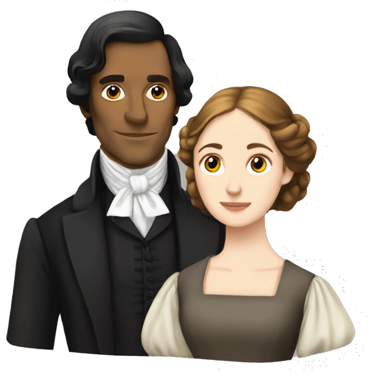 Jane Eyre and mr Rochester emoji