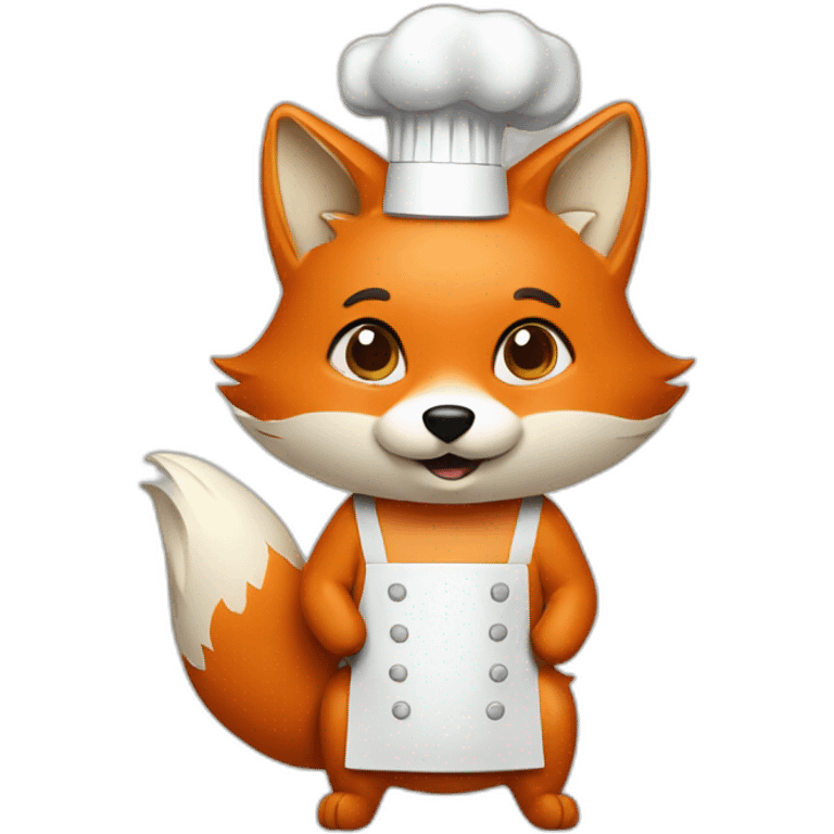 fox cooking emoji