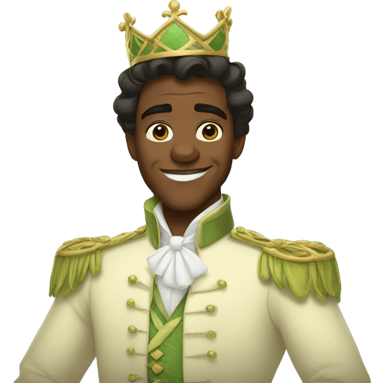 Prince from princess and the frog  emoji