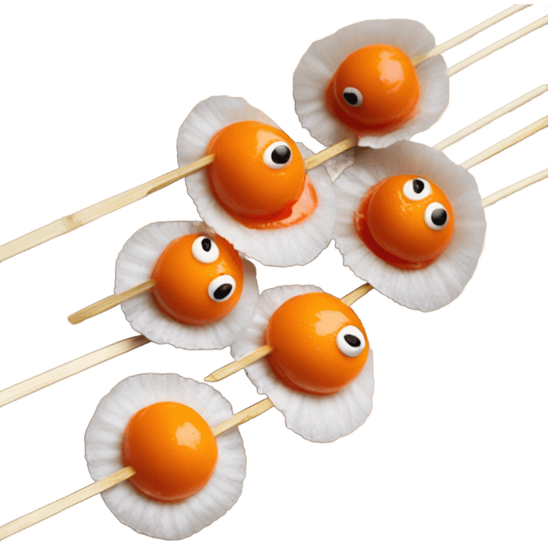 Kwek kwek on skewers emoji