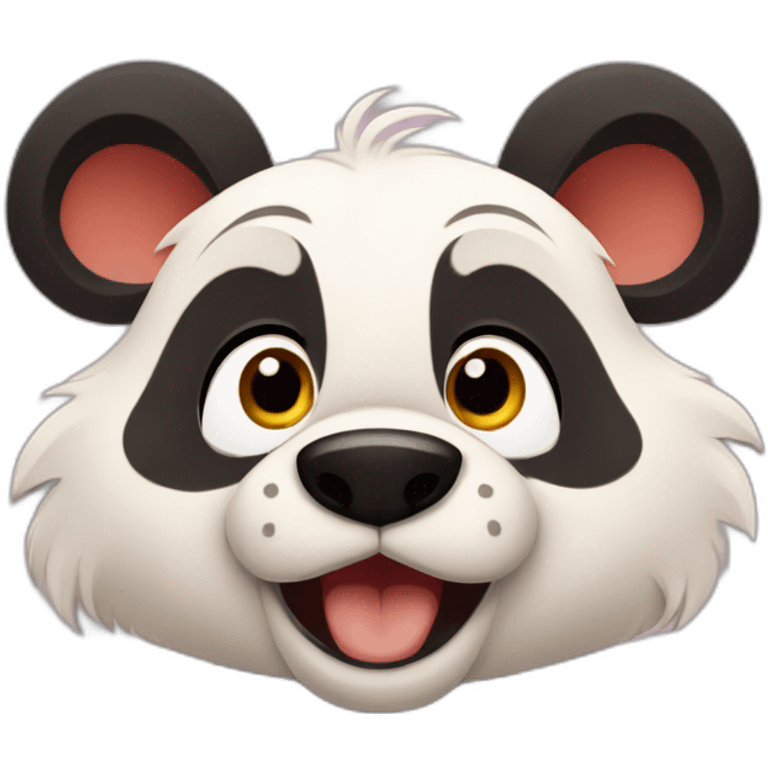 Colorful animated animal characters Disney style emoji