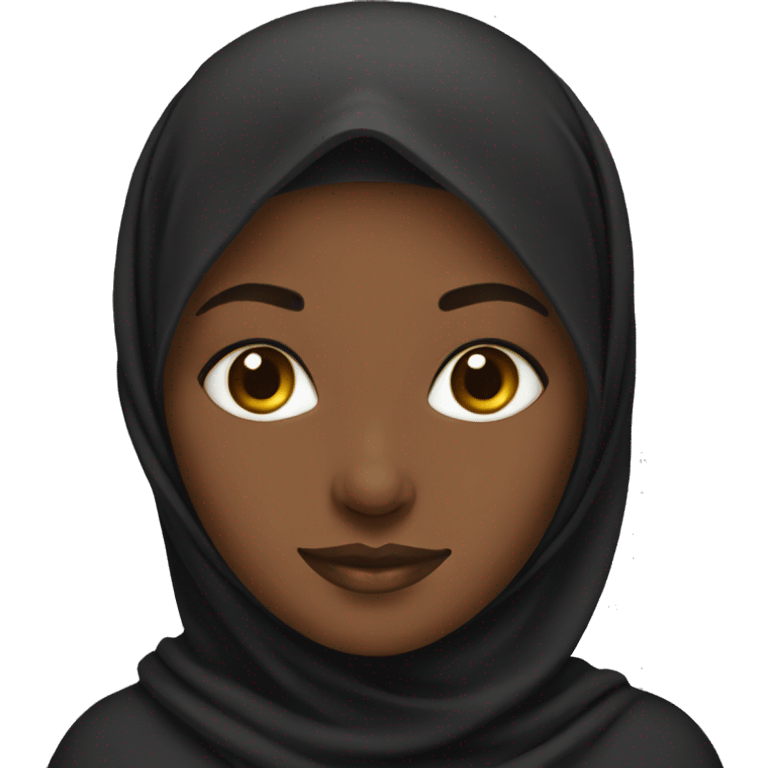 Black Muslimah  emoji