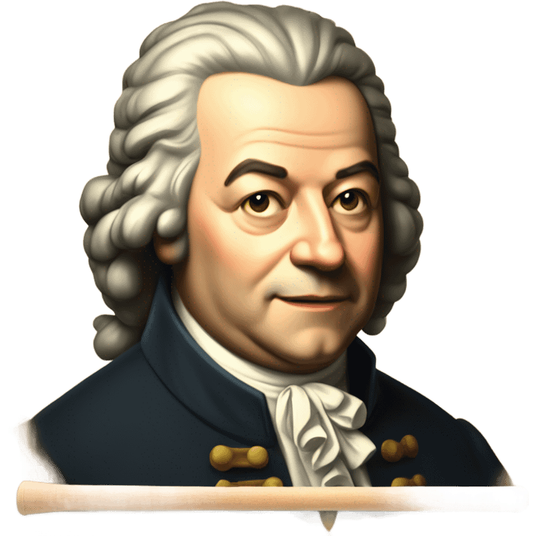 Johann Bach pointer stick chalkboard emoji