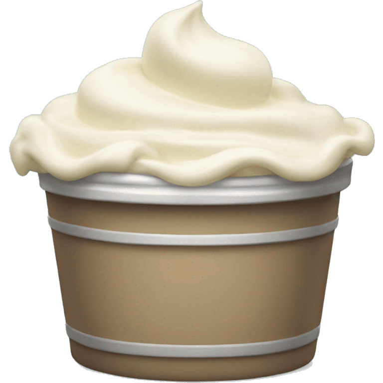 tub of cream emoji