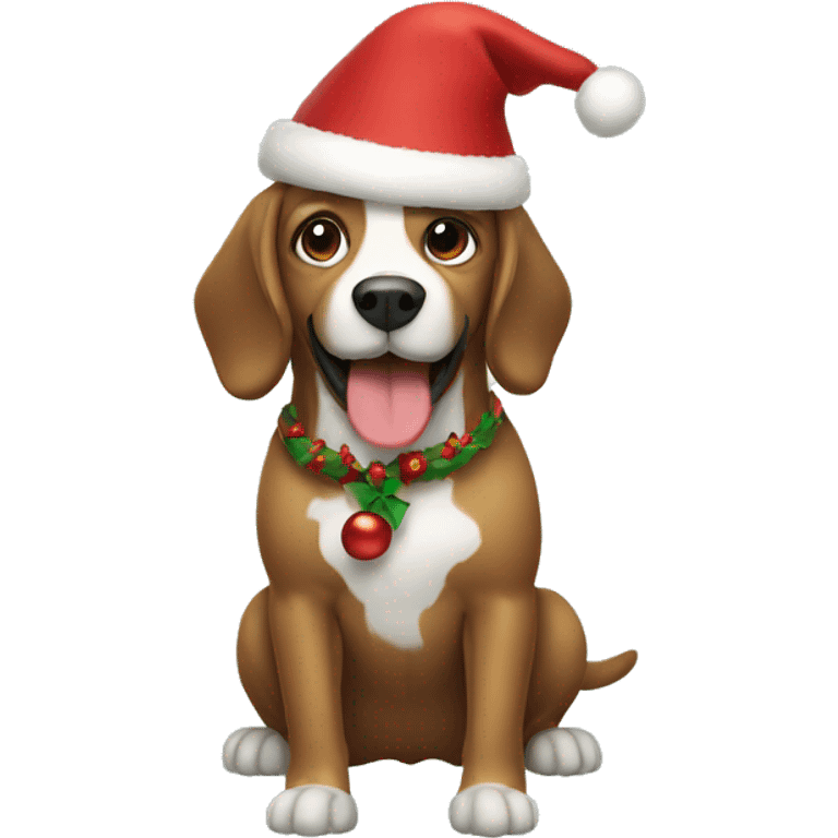 christmas dog  emoji