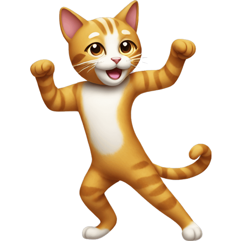 Dancing cat emoji