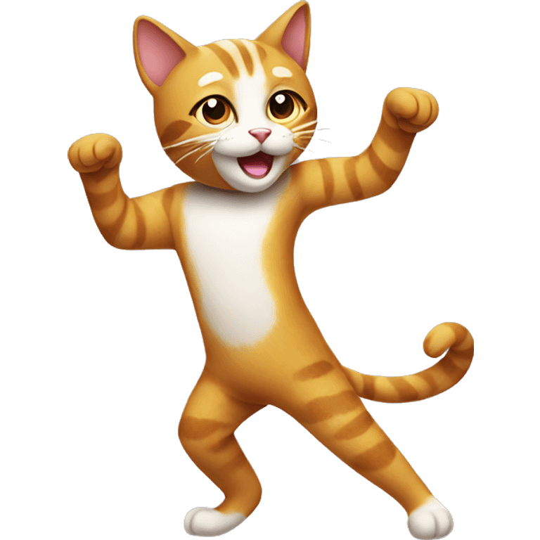 Dancing Cat Emoji