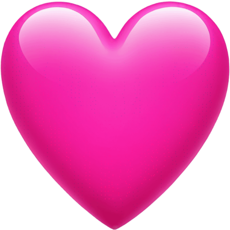 Pink clear heart emoji