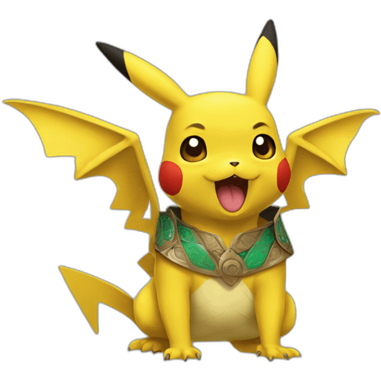 Pikachu dragon du Maroc emoji