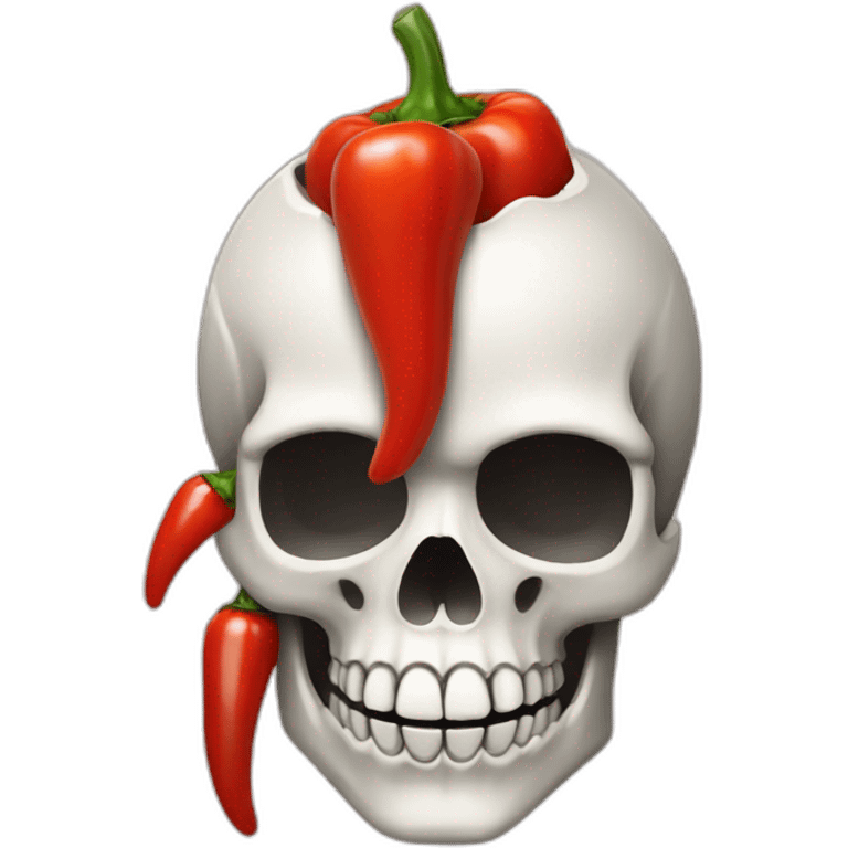 skull+chili emoji