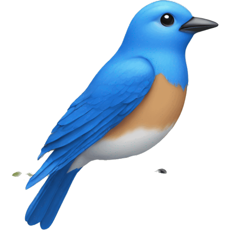 Blue bird emoji