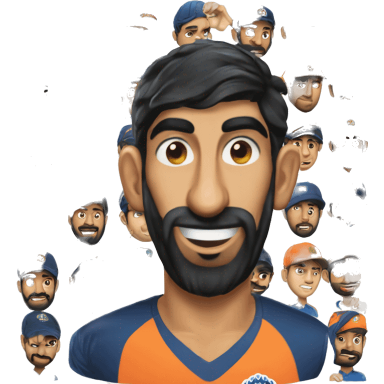 Jaspreet Bumrah as emoji emoji